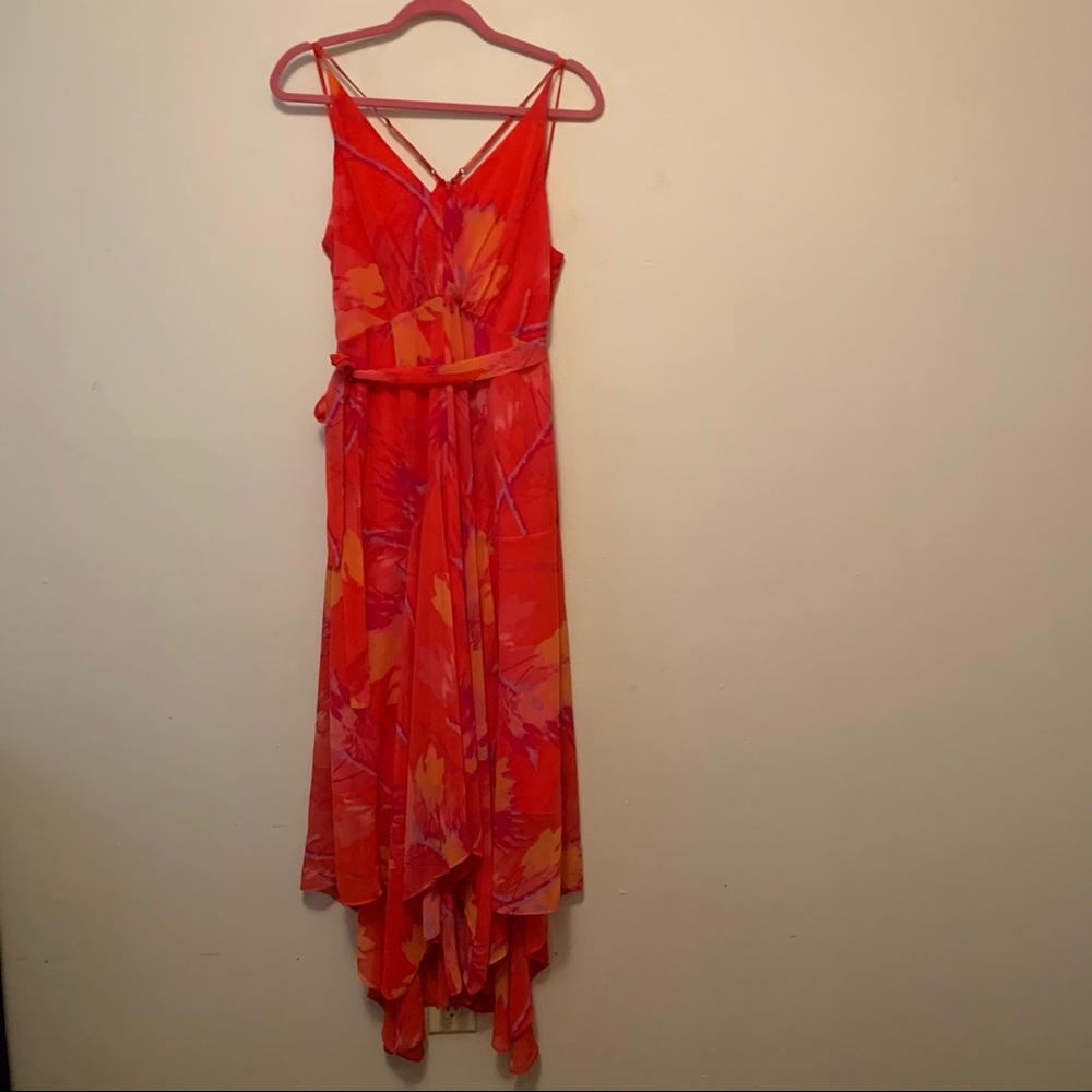 Gorgeous Red Halston strap dress Size 10 evening dress